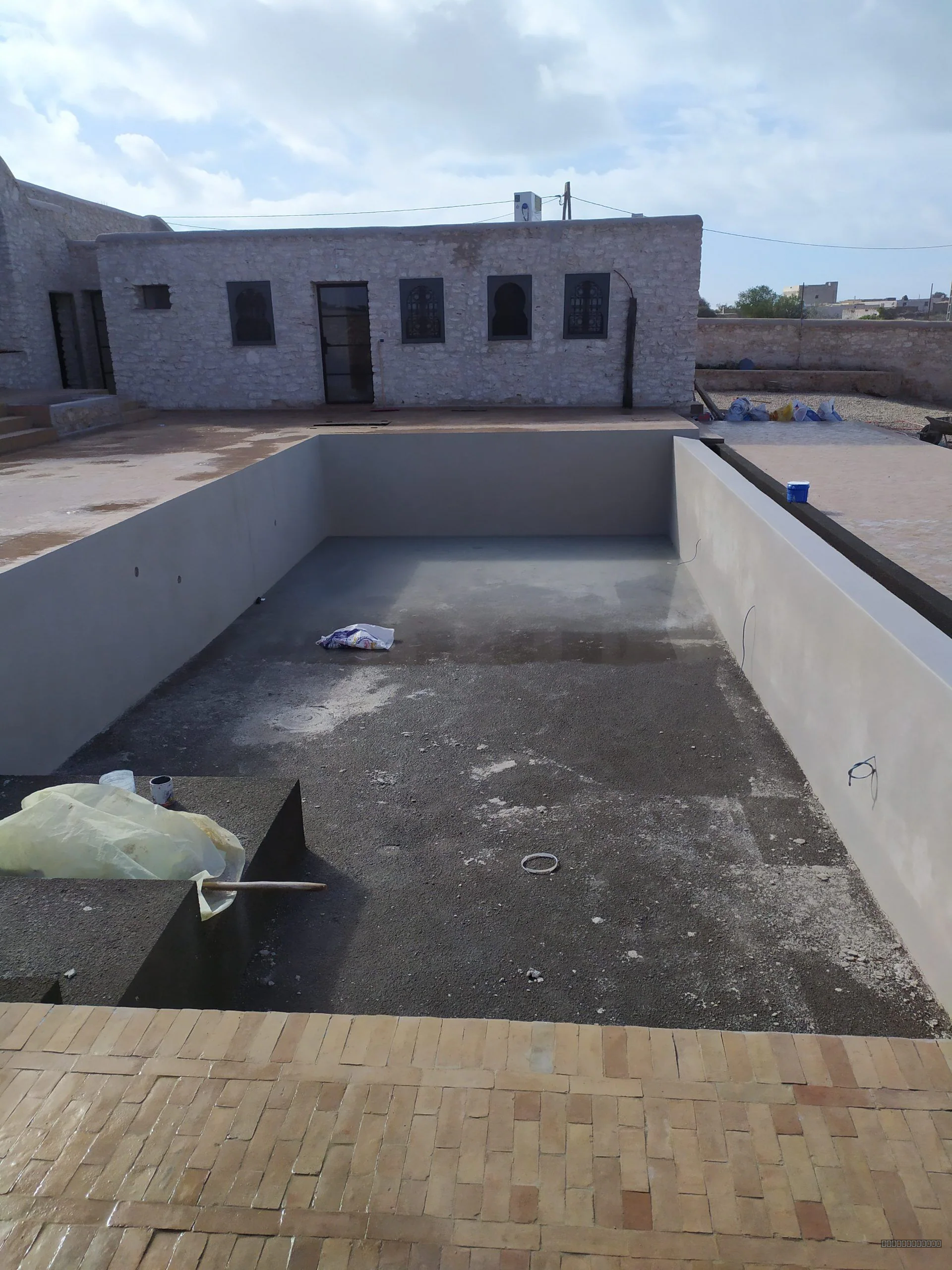 PROJET DE RENOVATION VILLA A SIDI KAOUKI — photo chantier 10